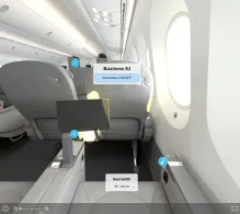 IndiGo Boeing 787-9 seat maps 360 panorama view