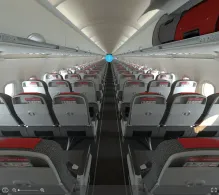 Air Arabia Airbus A320-200 V.2 seat maps 360 panorama view