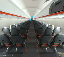 easyJet Europe Airbus A320neo seat maps 360 panorama view