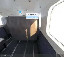 Azul Brazilian Airlines Cessna 208B Grand Caravan seat maps 360 panorama view