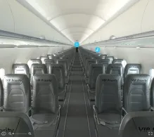 Viva Airbus A320neo seat maps 360 panorama view