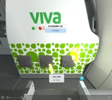 Viva Airbus A320neo seat maps 360 panorama view