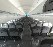 Viva Airbus A320neo seat maps 360 panorama view