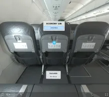 Viva Airbus A320neo seat maps 360 panorama view
