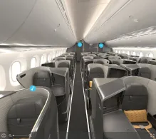 Turkish Airlines Boeing 787-9 seat maps 360 panorama view