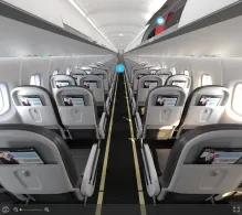 Air New Zealand ATR 72-600 seat maps 360 panorama view