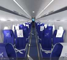 IndiGo ATR 72-600 seat maps 360 panorama view