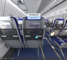 IndiGo ATR 72-600 seat maps 360 panorama view
