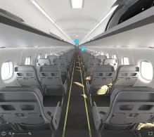 Azul Brazilian Airlines ATR 72-600 seat maps 360 panorama view