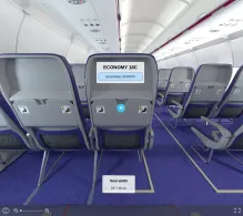 Wizz Air Airbus A321neo seat maps 360 panorama view
