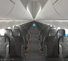 SkyUp Airlines Boeing 737-800 seat maps 360 panorama view