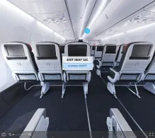 Turkish Airlines Boeing 737-800 V.1 seat maps 360 panorama view