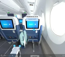 French Bee Airbus A350-1000 seat maps 360 panorama view