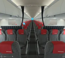 Air Arabia Airbus A320-200 V.1 seat maps 360 panorama view
