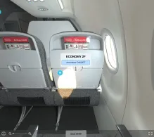 Air Arabia Airbus A320-200 V.1 seat maps 360 panorama view