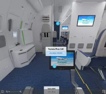 Iberojet Portugal Airbus A330-900neo V.2 seat maps 360 panorama view