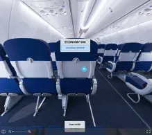 China Eastern Boeing 737-800 V.2 seat maps 360 panorama view