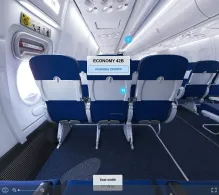 China Eastern Boeing 737-800 V.2 seat maps 360 panorama view