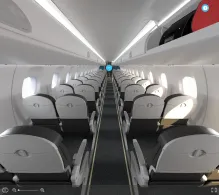 United Embraer E170  V.1 seat maps 360 panorama view