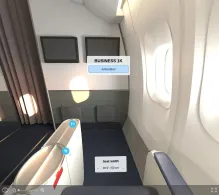 IndiGo Boeing 777-300ER V.1 seat maps 360 panorama view