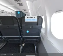 Air Serbia Airbus A320-200 V.1 seat maps 360 panorama view