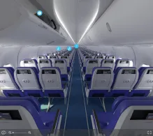 Southwest Airlines Boeing 737-800 V.1 seat maps 360 panorama view