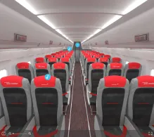 Austrian Airlines Airbus A321-200 seat maps 360 panorama view
