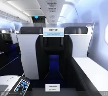 JetBlue Airways Airbus A321-200 V.1 seat maps 360 panorama view