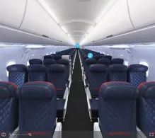Delta Airbus A321-200 seat maps 360 panorama view