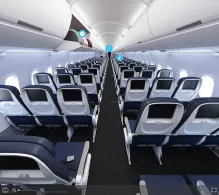 Delta Airbus A321-200 seat maps 360 panorama view