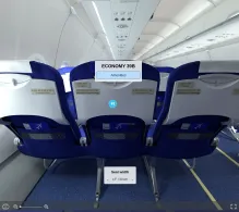 IndiGo Airbus A321neo V.1 seat maps 360 panorama view