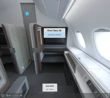ANA - All Nippon Airways Airbus A380-800 seat maps 360 panorama view