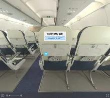 ITA Airways Airbus A320neo seat maps 360 panorama view