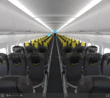 Vueling Airbus A320neo seat maps 360 panorama view
