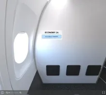 Vueling Airbus A320neo seat maps 360 panorama view