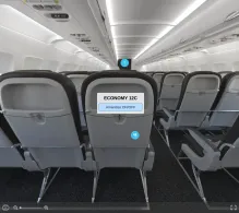 Vueling Airbus A320neo seat maps 360 panorama view
