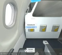 Allegiant Air Airbus A320-200 V.3 seat maps 360 panorama view