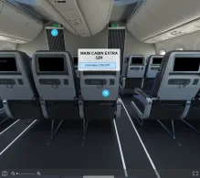 American Airlines Boeing 787-8 V.2 seat maps 360 panorama view