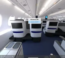 Lufthansa Airbus A380-800 V.1 seat maps 360 panorama view