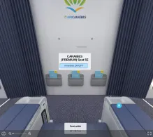 Air Caraibes Airbus A330-300 seat maps 360 panorama view