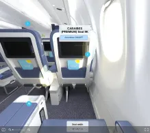 Air Caraibes Airbus A330-300 seat maps 360 panorama view