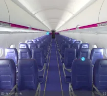 Wizz Air Airbus A320neo seat maps 360 panorama view