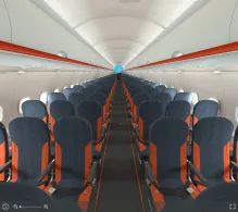easyJet UK Airbus A320-200 V.1 seat maps 360 panorama view