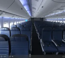United Boeing 777-200ER V.2 seat maps 360 panorama view