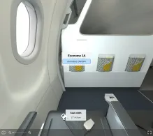 Allegiant Air Airbus A320-200 V.2 seat maps 360 panorama view