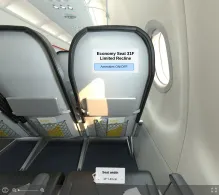 Allegiant Air Airbus A320-200 V.2 seat maps 360 panorama view