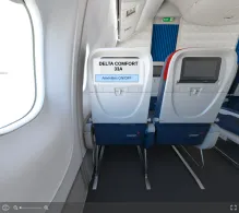 Delta Boeing 767-300ER V.1 seat maps 360 panorama view