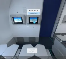 Iberojet Airbus A330-300 seat maps 360 panorama view