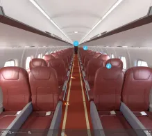 Air India ATR 72-600 seat maps 360 panorama view