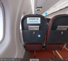 Air India ATR 72-600 seat maps 360 panorama view